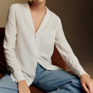 Ecru Florence Shirt 100% silk